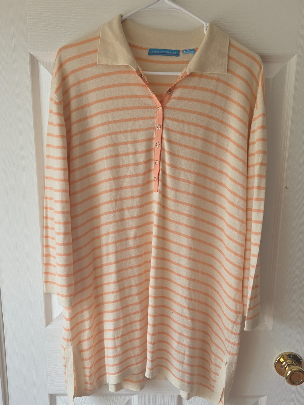 Terryl For Thalian Cashmere Top Women's 2XL 100% Luxe Cashmere XXL Top Stripes